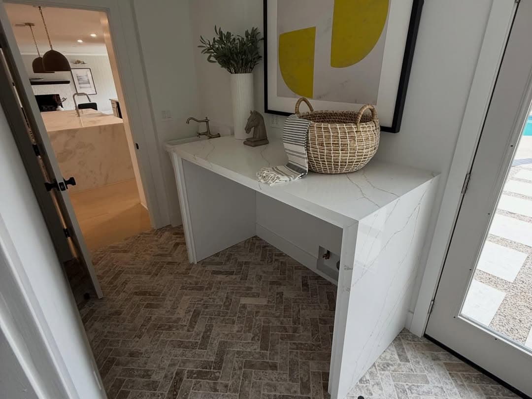 Interior remodel hallway