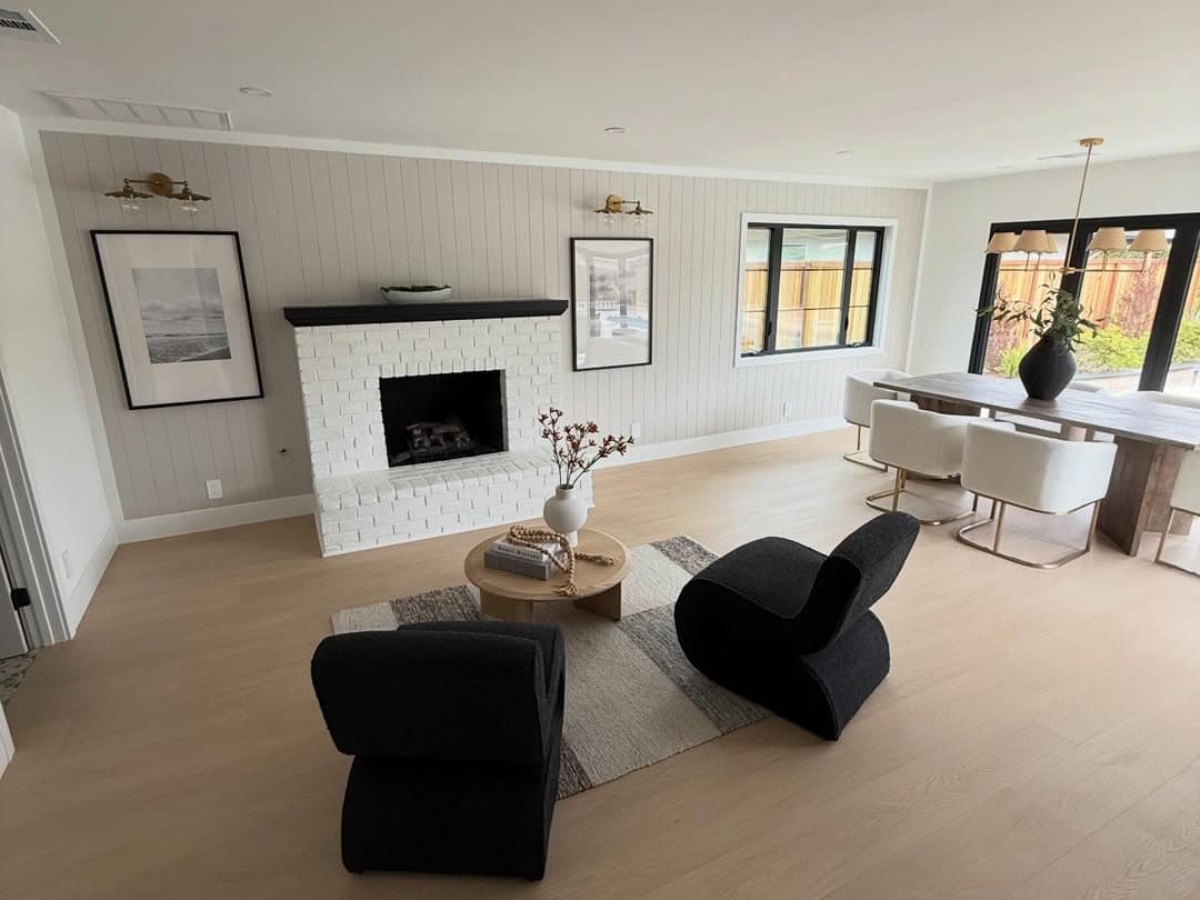 Interior remodel living room