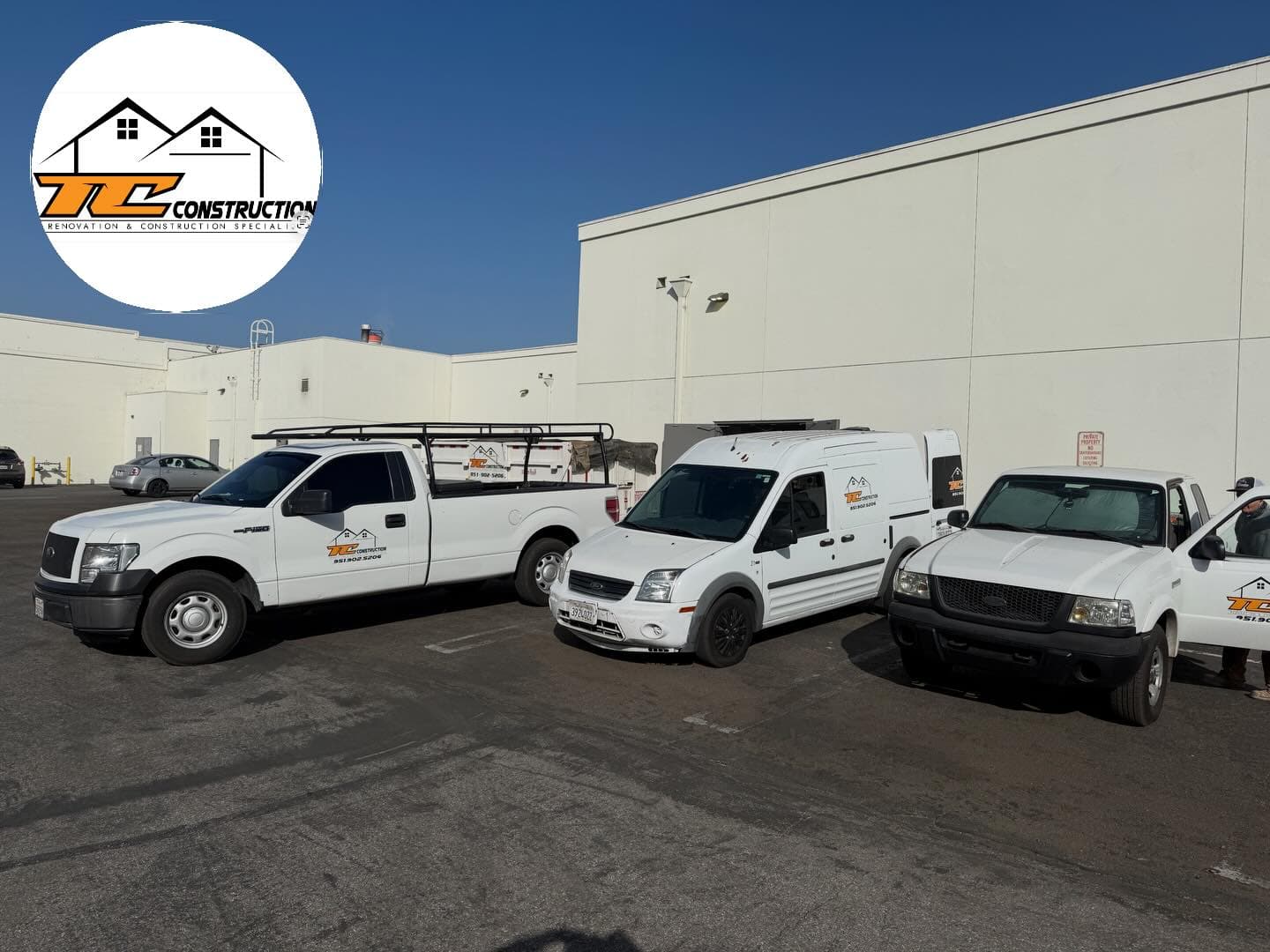 TC Construction trucks — ready to build