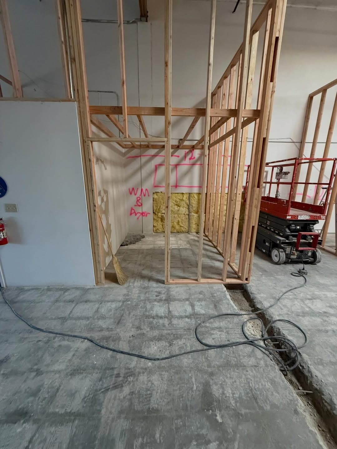 Commercial framing project