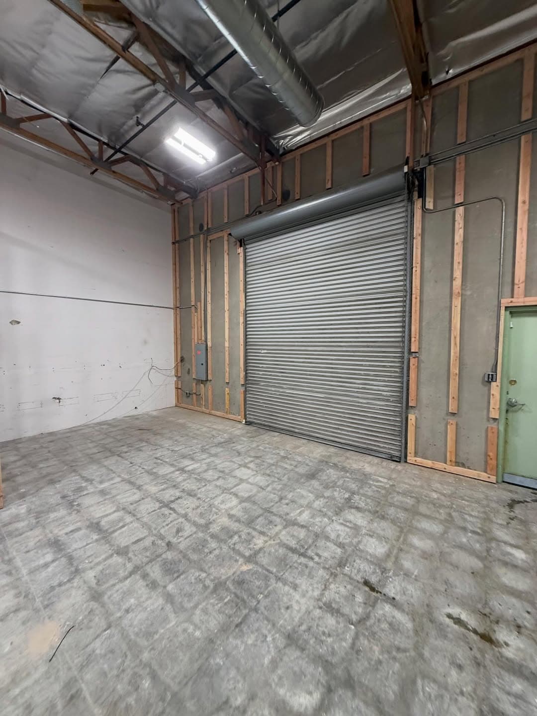 Garage door installation for addition project